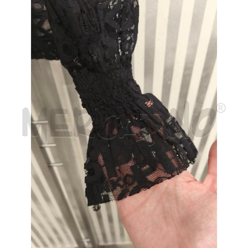 BLUSA DONNA PINKO PIZZO NERO VOLANT | Mercatino dell'Usato Campobasso 4