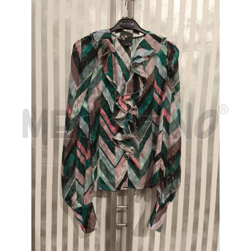 BLUSA DONNA PINKO ZIGZAG VERDE ROSA | Mercatino dell'Usato Campobasso 1