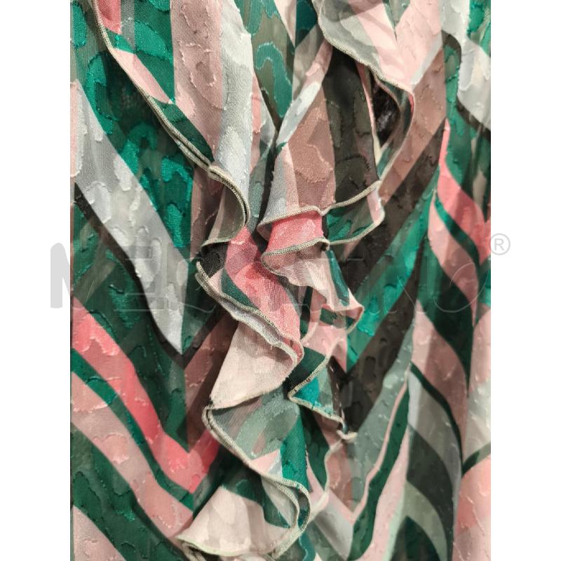 BLUSA DONNA PINKO ZIGZAG VERDE ROSA | Mercatino dell'Usato Campobasso 2