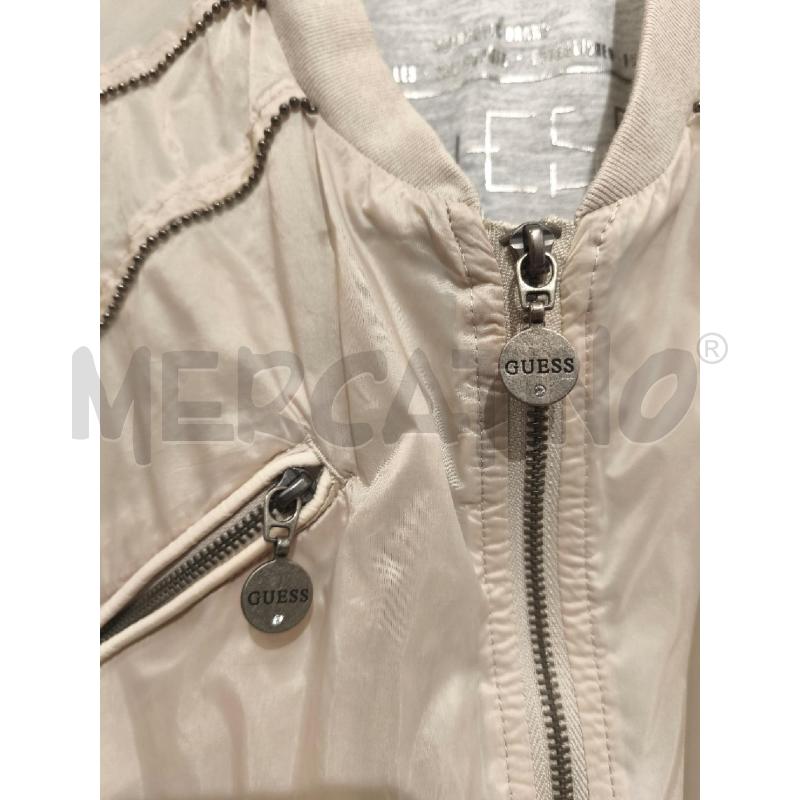 BOMBER DONNA GUESS BEIGE IMPERMEABILE | Mercatino dell'Usato Campobasso 3