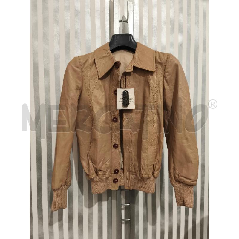 BOMBER UOMO SKIN SUD NUOVO PELLE BEIGE | Mercatino dell'Usato Campobasso 1