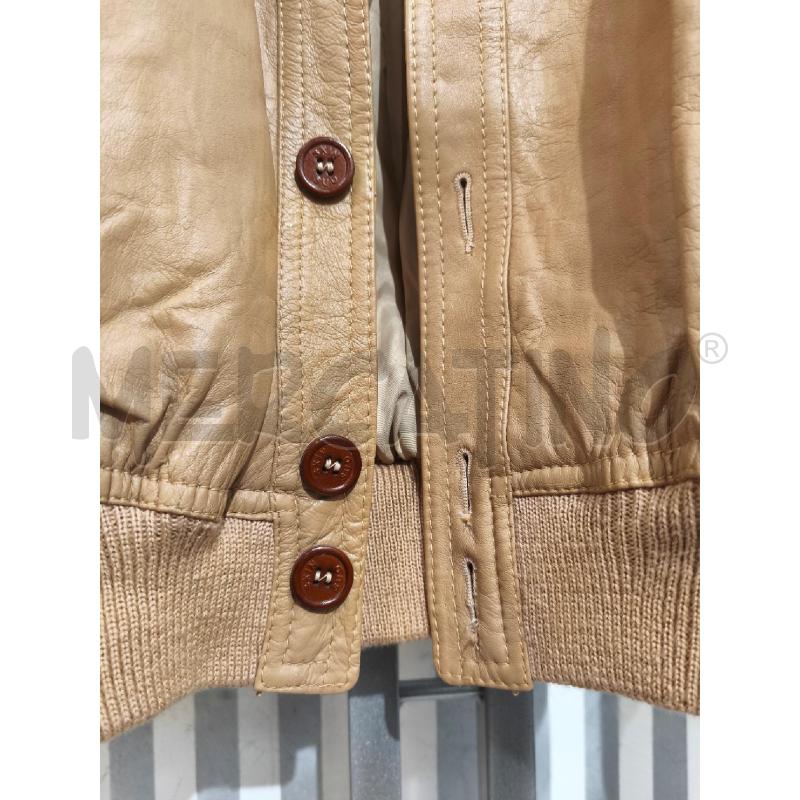 BOMBER UOMO SKIN SUD NUOVO PELLE BEIGE | Mercatino dell'Usato Campobasso 3