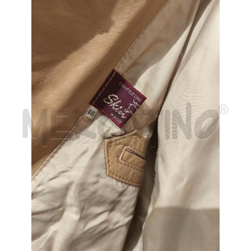 BOMBER UOMO SKIN SUD NUOVO PELLE BEIGE | Mercatino dell'Usato Campobasso 4