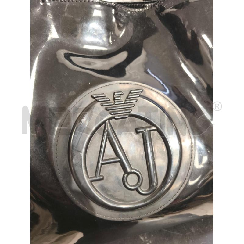 BORSA DONNA ARMANI JEANS NER LUCIDA | Mercatino dell'Usato Campobasso 2