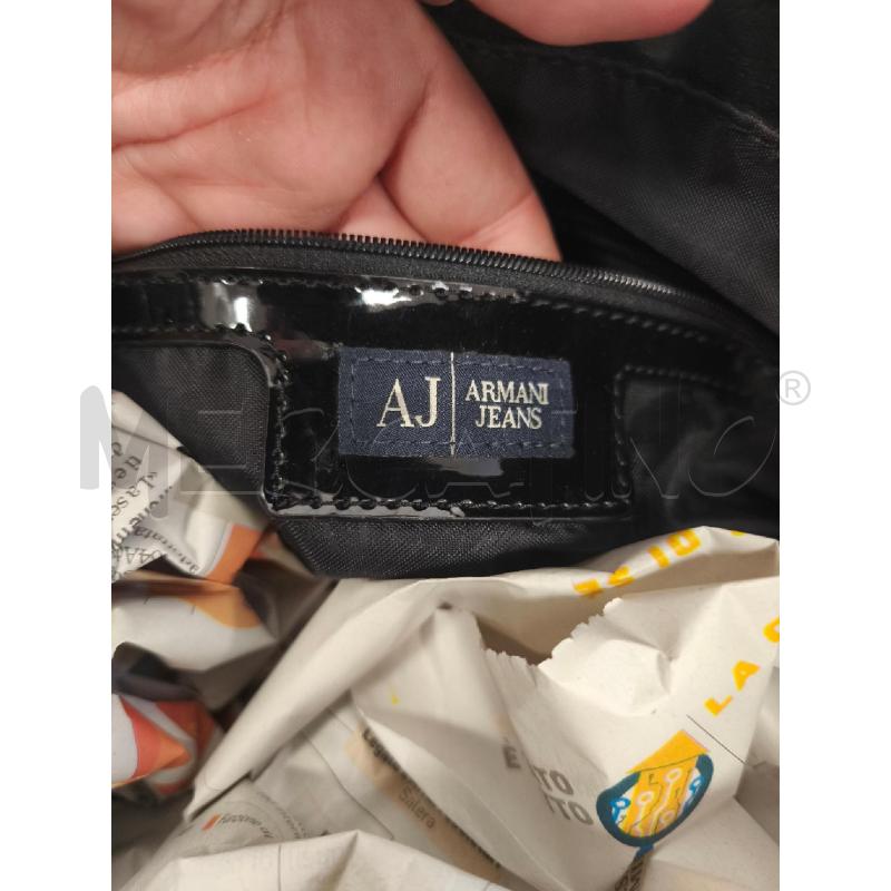 BORSA DONNA ARMANI JEANS NER LUCIDA | Mercatino dell'Usato Campobasso 5