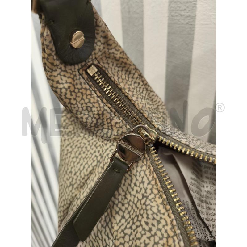 BORSA DONNA BORBONESE PANNA E OLIVA | Mercatino dell'Usato Campobasso 4