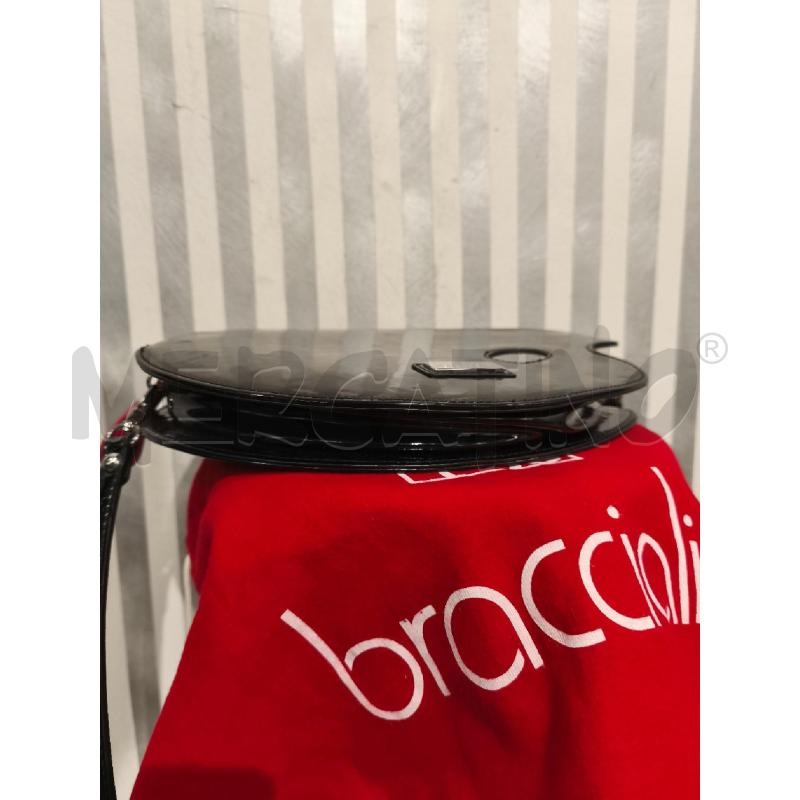 BORSA DONNA BRACCIALINI NERA LUCIDA TAVOLOZZA | Mercatino dell'Usato Campobasso 4