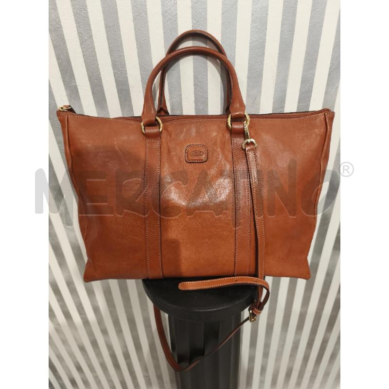 BORSA DONNA BRIC'S CARAMELLO GRANDE CON TRACOLLA | Mercatino dell'Usato Campobasso 1