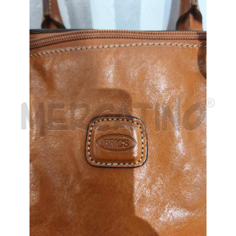 BORSA DONNA BRIC'S CARAMELLO GRANDE CON TRACOLLA | Mercatino dell'Usato Campobasso 2