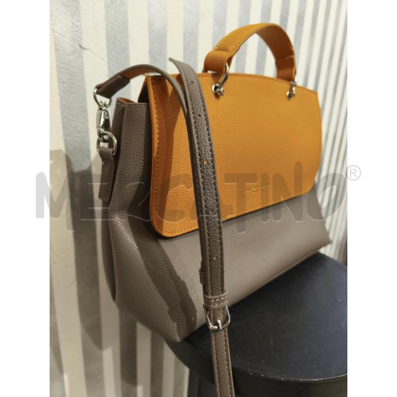BORSA DONNA CAMPO MARZIO TORTORA E SENAPE | Mercatino dell'Usato Campobasso 3