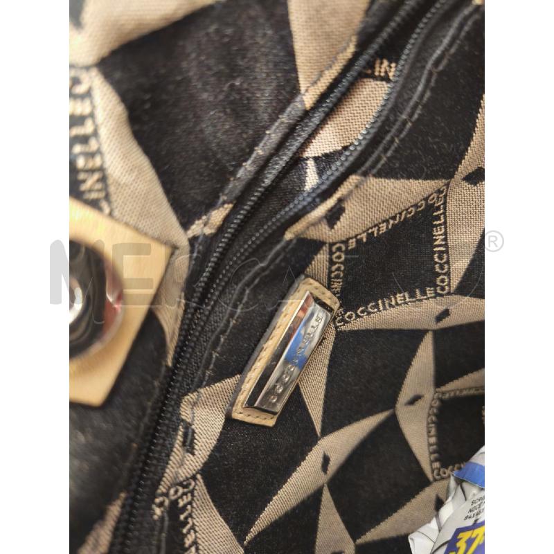 BORSA DONNA COCCINELLE BIANCA BEIGE | Mercatino dell'Usato Campobasso 4