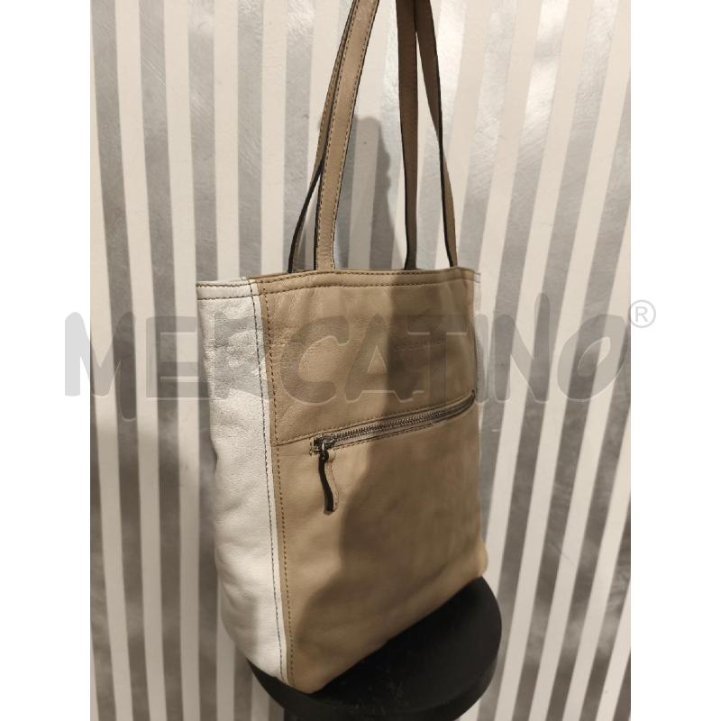 BORSA DONNA COCCINELLE BIANCA BEIGE | Mercatino dell'Usato Campobasso 5