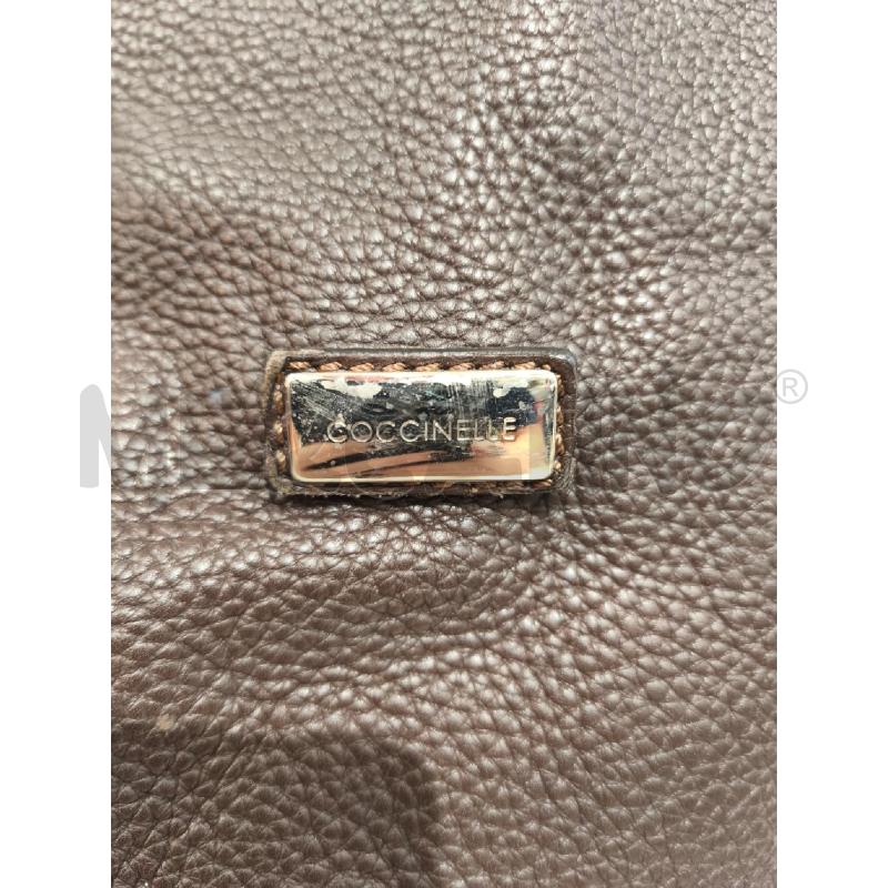 BORSA DONNA COCCINELLE MARRONE SCURO PELLE | Mercatino dell'Usato Campobasso 2