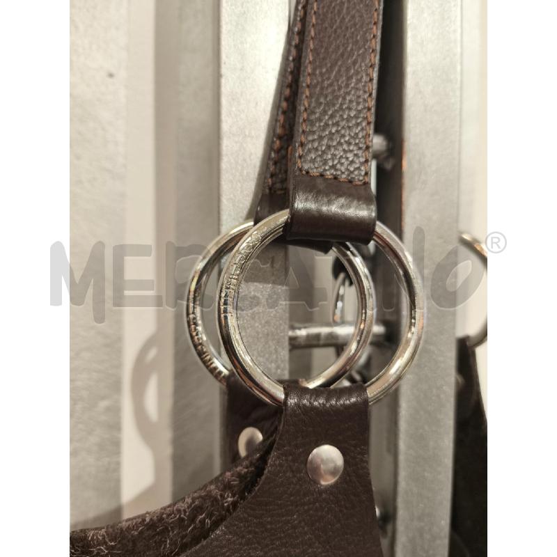 BORSA DONNA COCCINELLE MARRONE SCURO PELLE | Mercatino dell'Usato Campobasso 3
