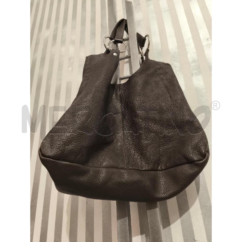 BORSA DONNA COCCINELLE MARRONE SCURO PELLE | Mercatino dell'Usato Campobasso 4