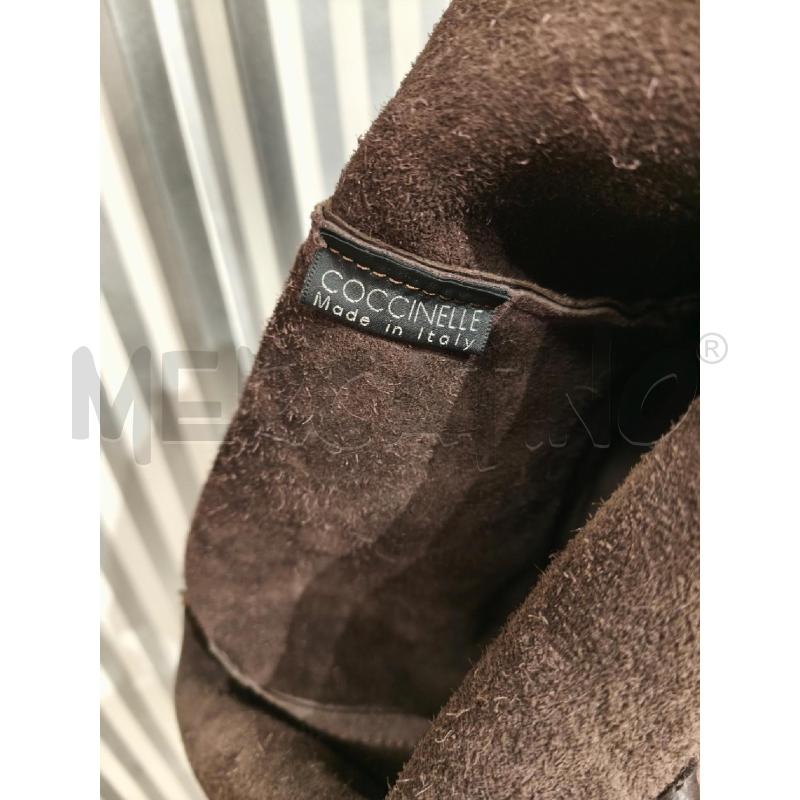 BORSA DONNA COCCINELLE MARRONE SCURO PELLE | Mercatino dell'Usato Campobasso 5