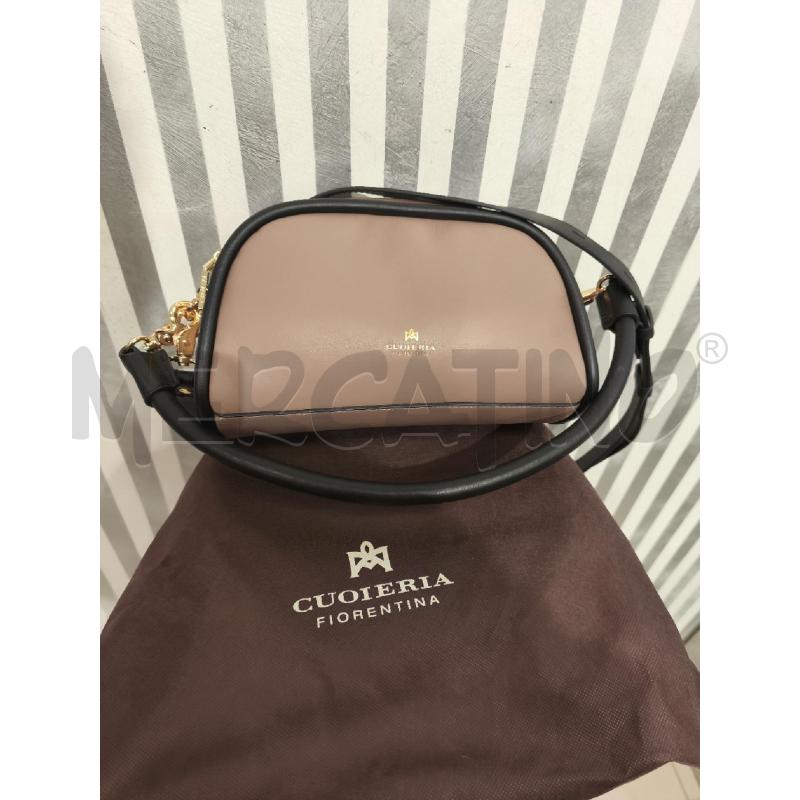 BORSA DONNA CUOIERIA FIORENTINA TORTORA E NERA | Mercatino dell'Usato Campobasso 1