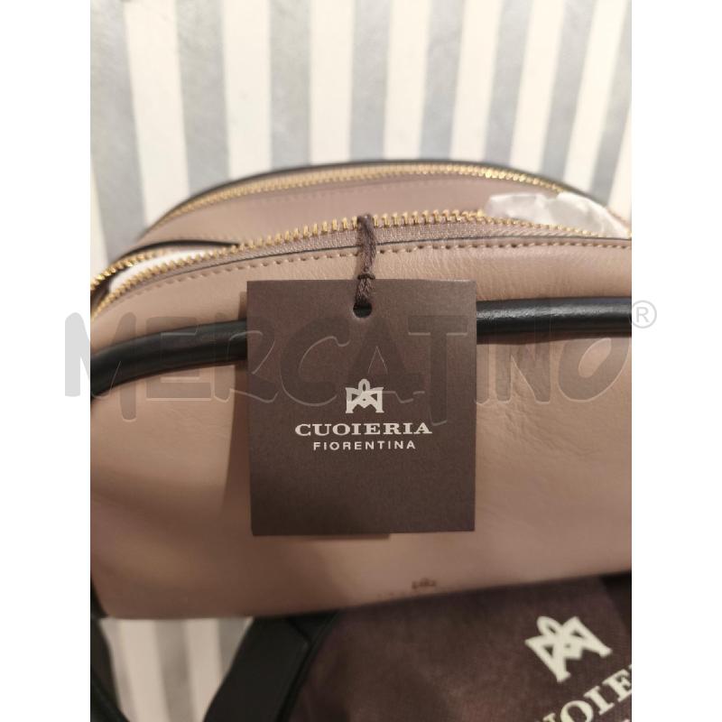 BORSA DONNA CUOIERIA FIORENTINA TORTORA E NERA | Mercatino dell'Usato Campobasso 5