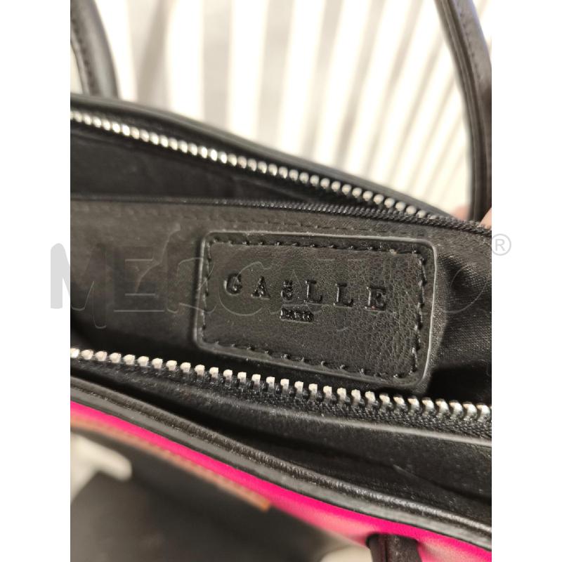 BORSA DONNA GAELLE PARIS NERA BIANCA FUXIA | Mercatino dell'Usato Campobasso 5