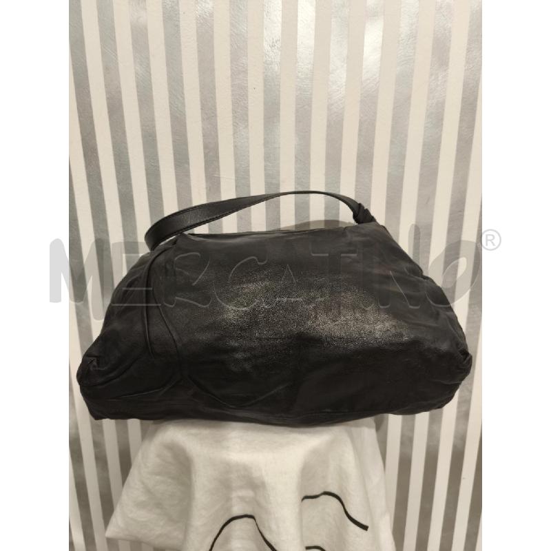BORSA DONNA GF FERRÈ PELLE NERA GRANDE | Mercatino dell'Usato Campobasso 3