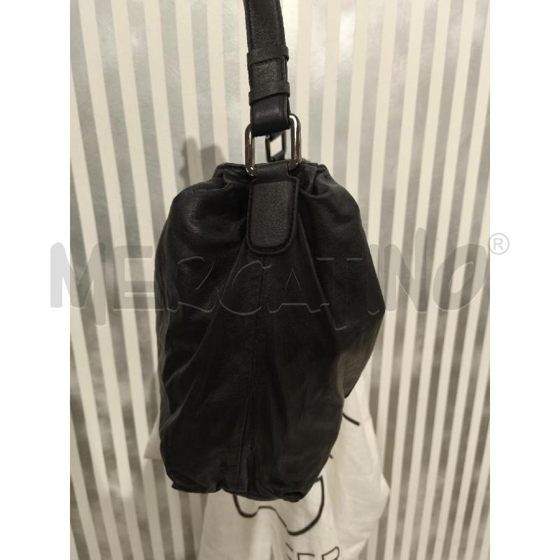 BORSA DONNA GF FERRÈ PELLE NERA GRANDE | Mercatino dell'Usato Campobasso 4