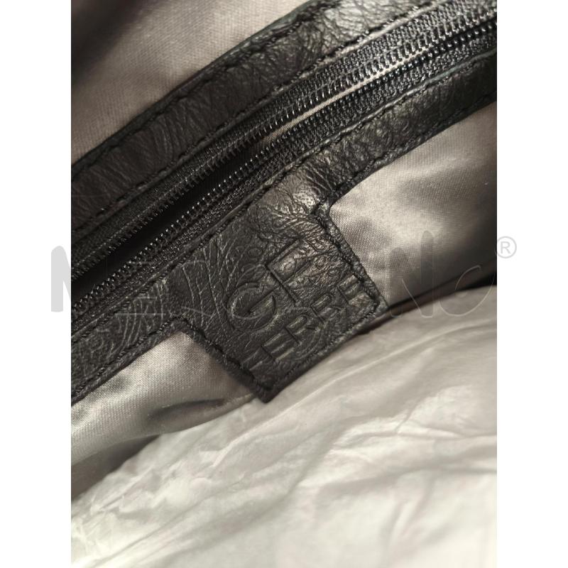 BORSA DONNA GF FERRÈ PELLE NERA GRANDE | Mercatino dell'Usato Campobasso 5