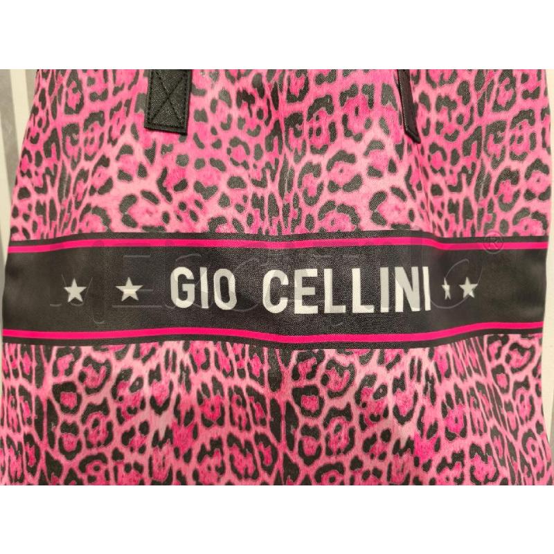 BORSA DONNA GIO CELLINI LEOPARDATA FUXIA NERA | Mercatino dell'Usato Campobasso 2