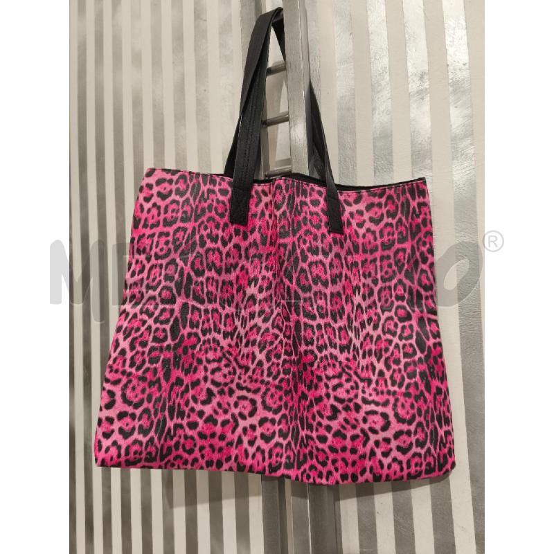 BORSA DONNA GIO CELLINI LEOPARDATA FUXIA NERA | Mercatino dell'Usato Campobasso 4