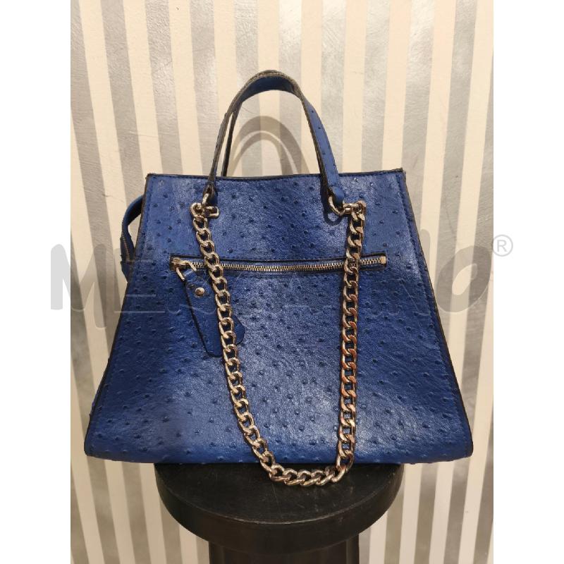 BORSA DONNA GUESS BLU CON PUNTINI IN RILIEVO | Mercatino dell'Usato Campobasso 2