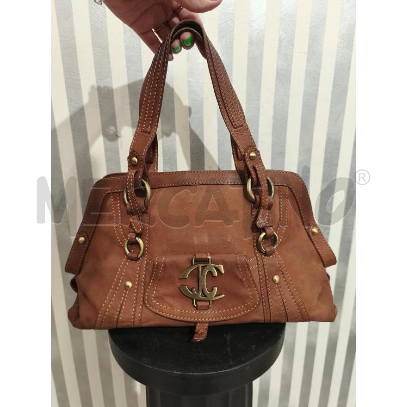 BORSA DONNA JUST CAVALLI PELLE MARRONCINO | Mercatino dell'Usato Campobasso 1