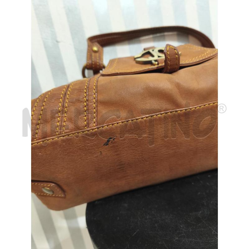 BORSA DONNA JUST CAVALLI PELLE MARRONCINO | Mercatino dell'Usato Campobasso 2