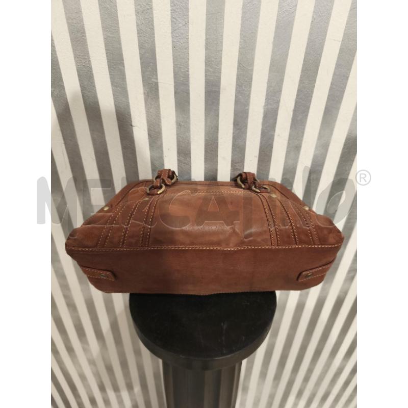 BORSA DONNA JUST CAVALLI PELLE MARRONCINO | Mercatino dell'Usato Campobasso 4