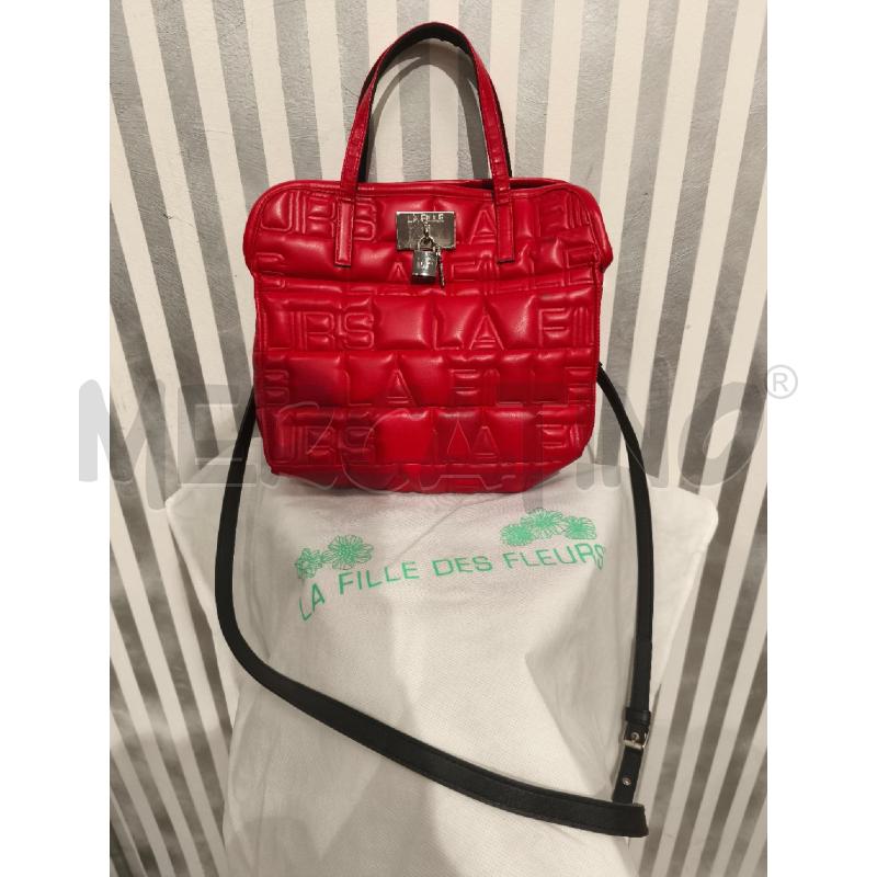 BORSA DONNA LA FILLE DES FLEURS ROSSA | Mercatino dell'Usato Campobasso 1