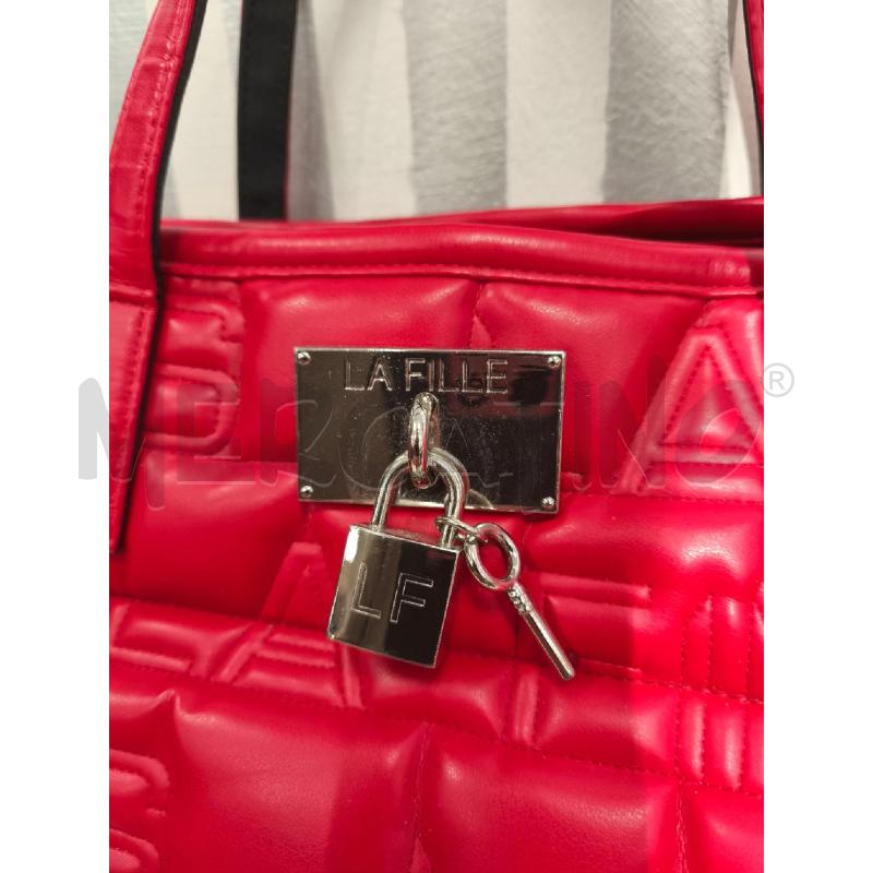 BORSA DONNA LA FILLE DES FLEURS ROSSA | Mercatino dell'Usato Campobasso 2