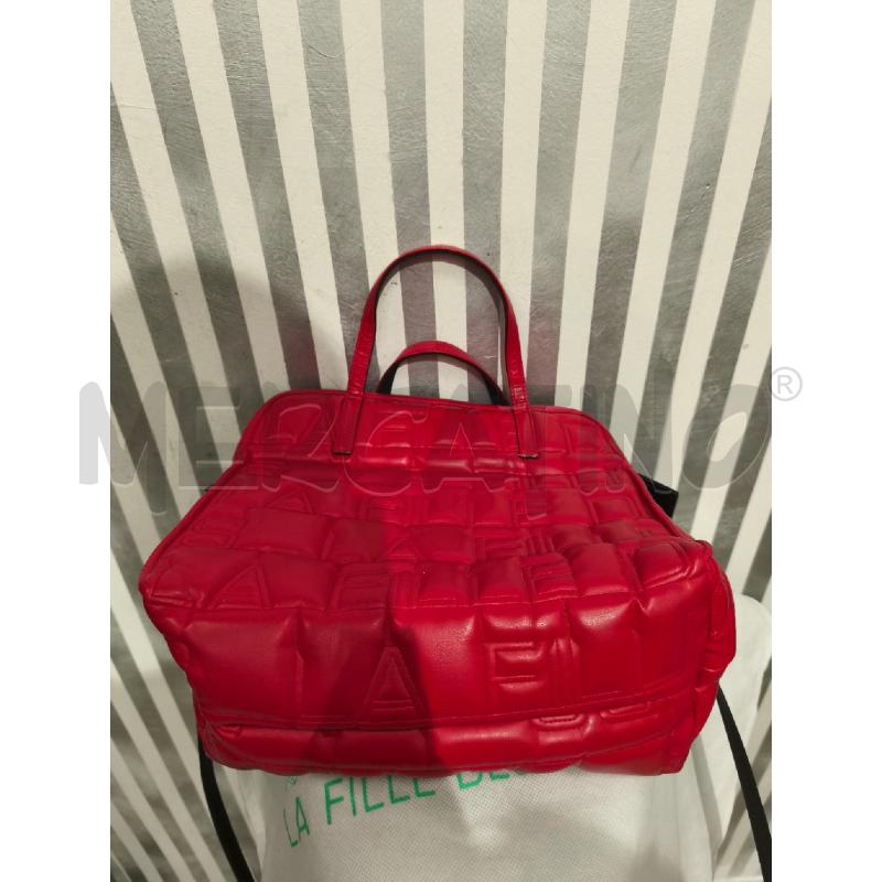 BORSA DONNA LA FILLE DES FLEURS ROSSA | Mercatino dell'Usato Campobasso 4