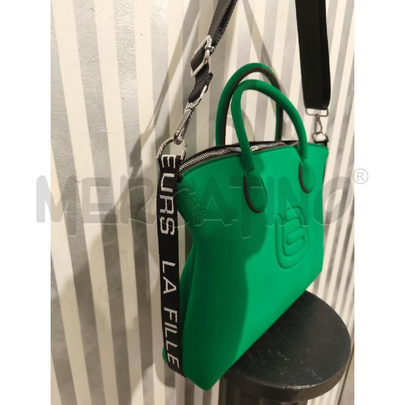 BORSA DONNA LA FILLE DES FLEURS VERDE | Mercatino dell'Usato Campobasso 3