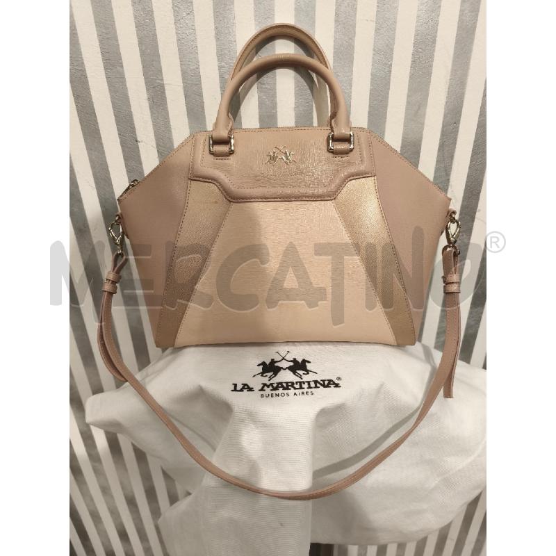 BORSA DONNA LA MARTINA BEIGE  | Mercatino dell'Usato Campobasso 1