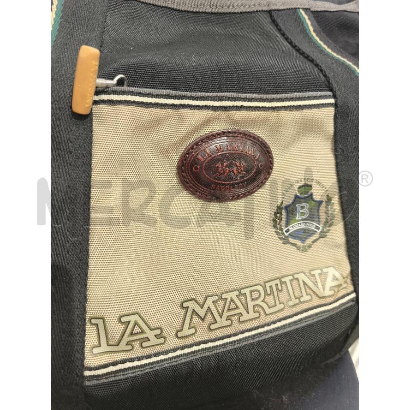 BORSA DONNA LA MARTINA TESSUTO NERO | Mercatino dell'Usato Campobasso 2