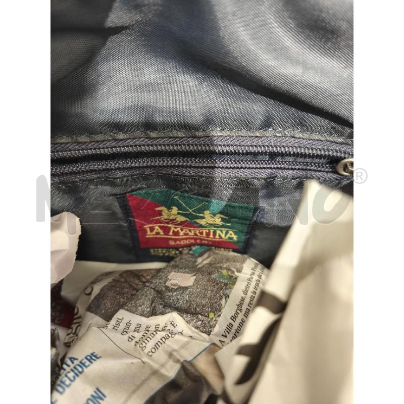BORSA DONNA LA MARTINA TESSUTO NERO | Mercatino dell'Usato Campobasso 5