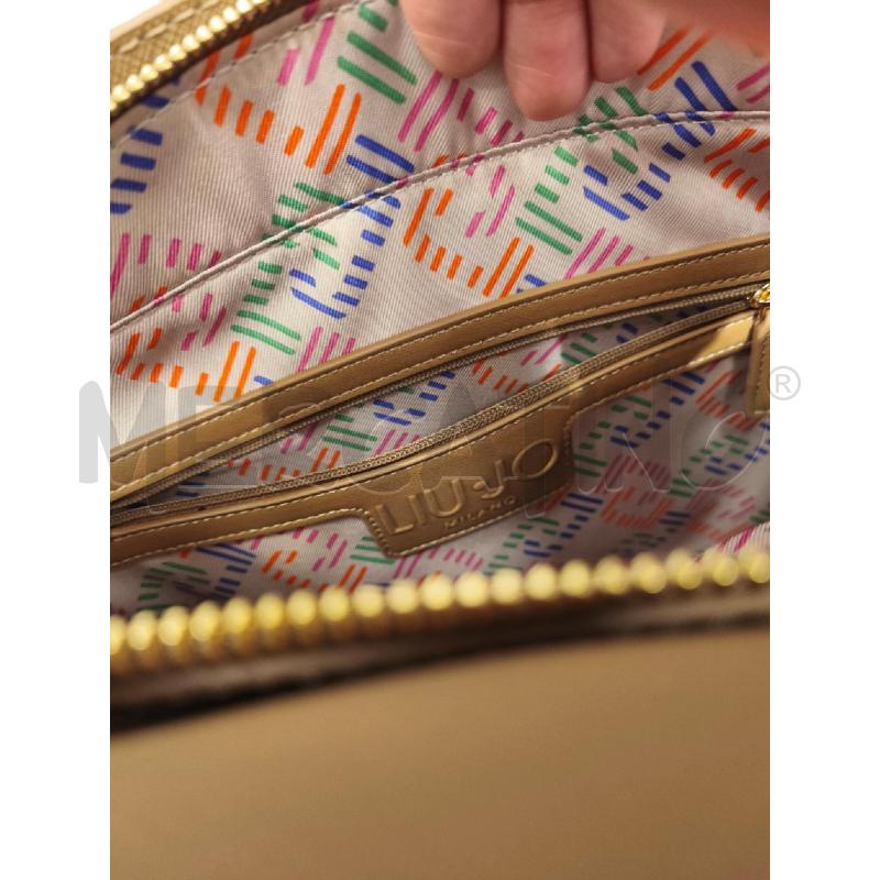 BORSA DONNA LIU JO MARRONE TRACOLA CON FIORI | Mercatino dell'Usato Campobasso 4
