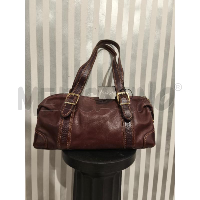 BORSA DONNA MARINO ORLANDI MARRONE 4 FIBBIE | Mercatino dell'Usato Campobasso 1