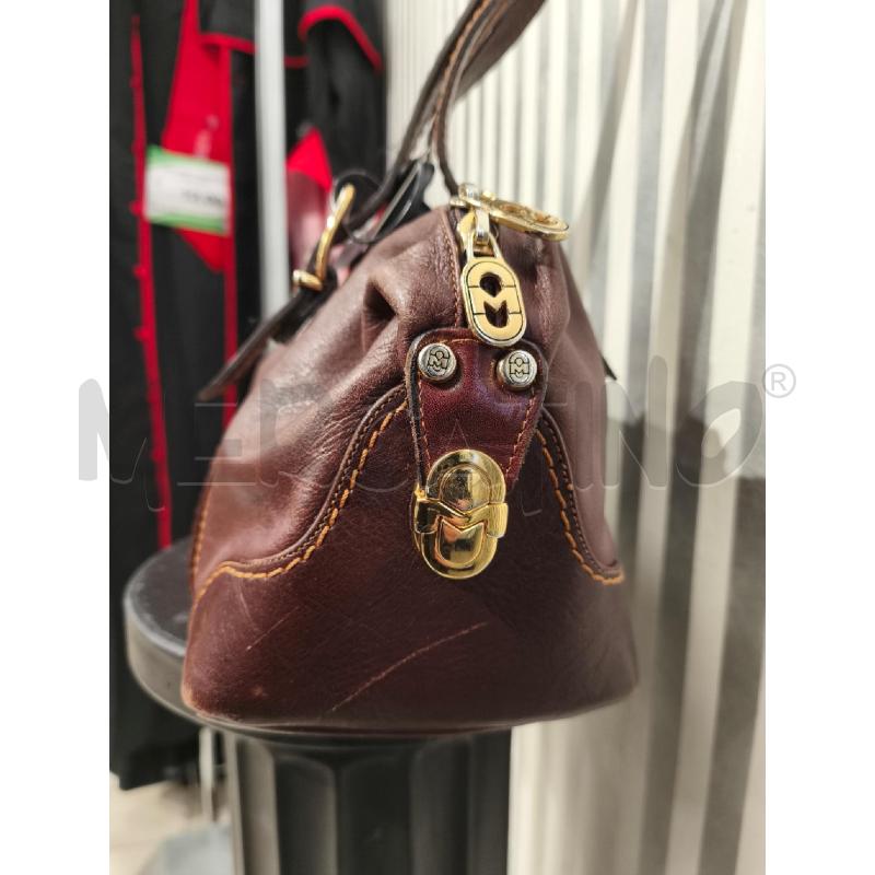 BORSA DONNA MARINO ORLANDI MARRONE 4 FIBBIE | Mercatino dell'Usato Campobasso 3