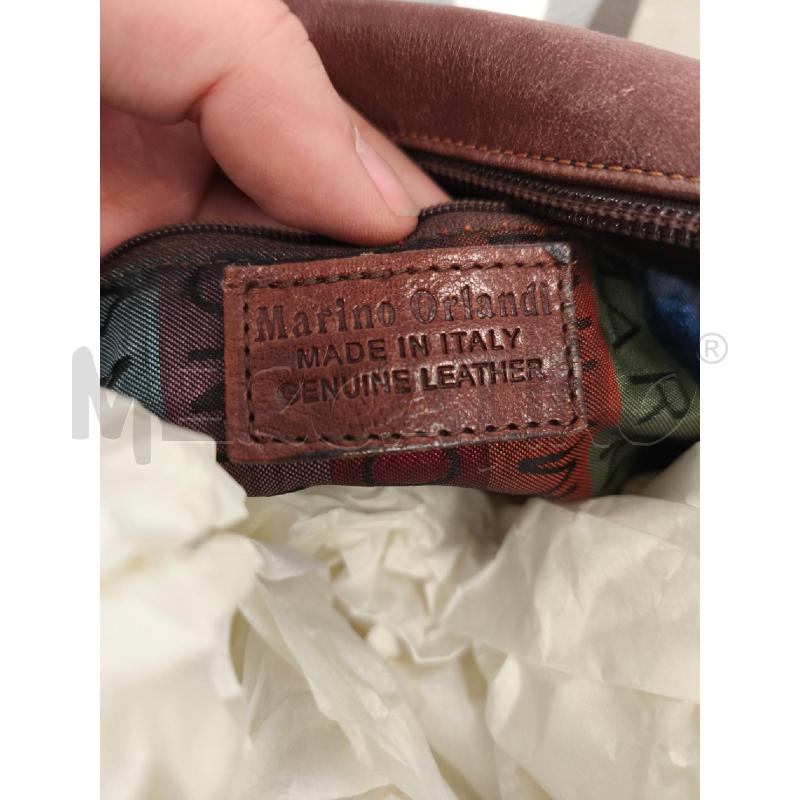 BORSA DONNA MARINO ORLANDI MARRONE 4 FIBBIE | Mercatino dell'Usato Campobasso 5