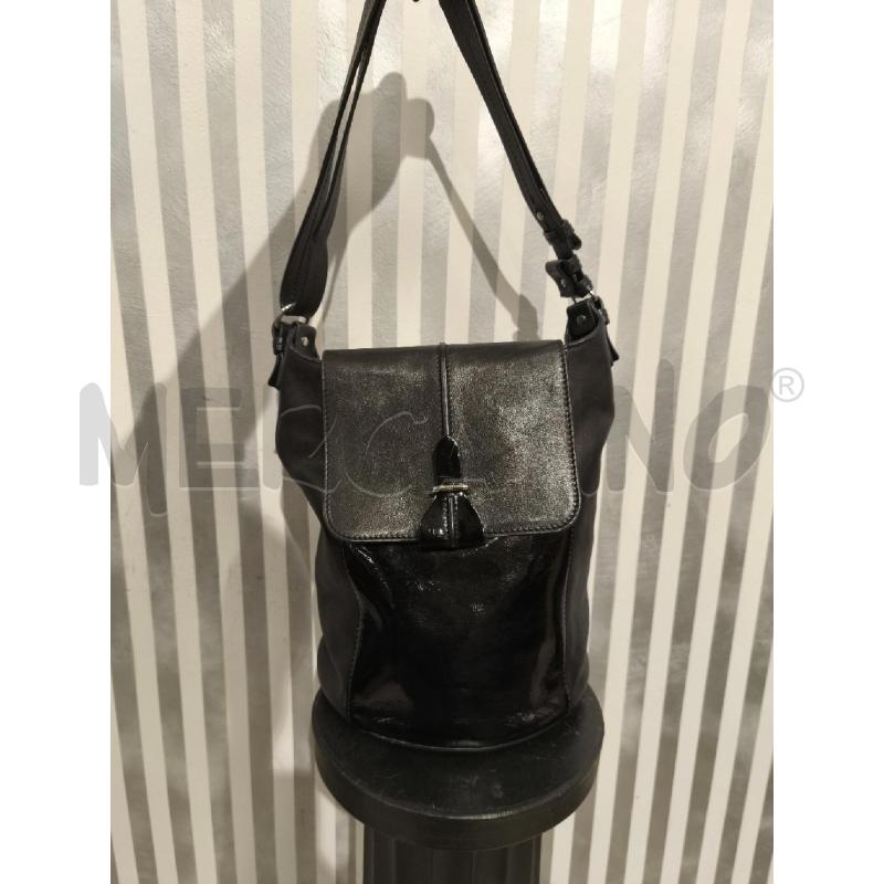 BORSA DONNA NANNINI NERA DAVANTI CENTRO LUCIDO | Mercatino dell'Usato Campobasso 1