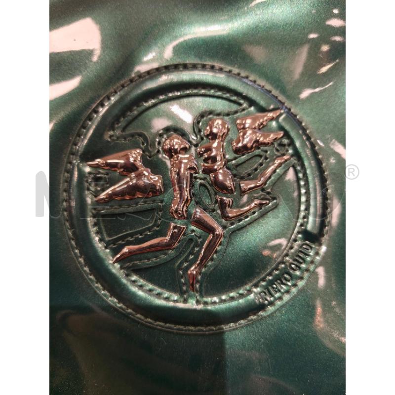 BORSA DONNA PIERO GUIDI VERDE METALLIZZATO | Mercatino dell'Usato Campobasso 2
