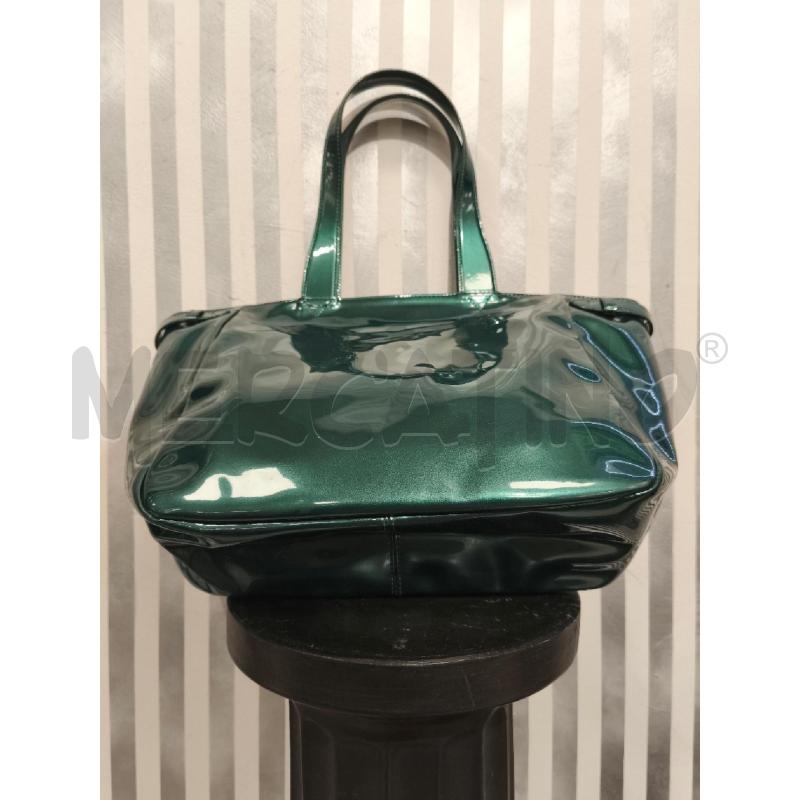 BORSA DONNA PIERO GUIDI VERDE METALLIZZATO | Mercatino dell'Usato Campobasso 3