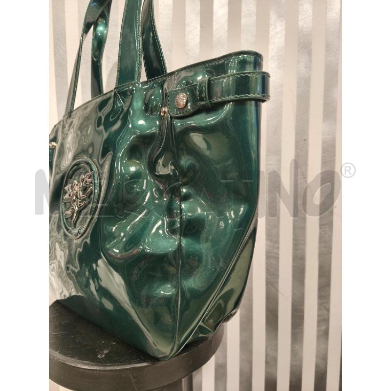 BORSA DONNA PIERO GUIDI VERDE METALLIZZATO | Mercatino dell'Usato Campobasso 5