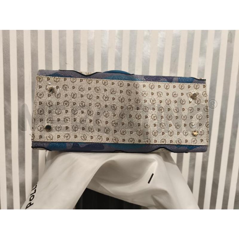 BORSA DONNA POLLINI NUOVA IN PELLE TONI CELESTI | Mercatino dell'Usato Campobasso 4