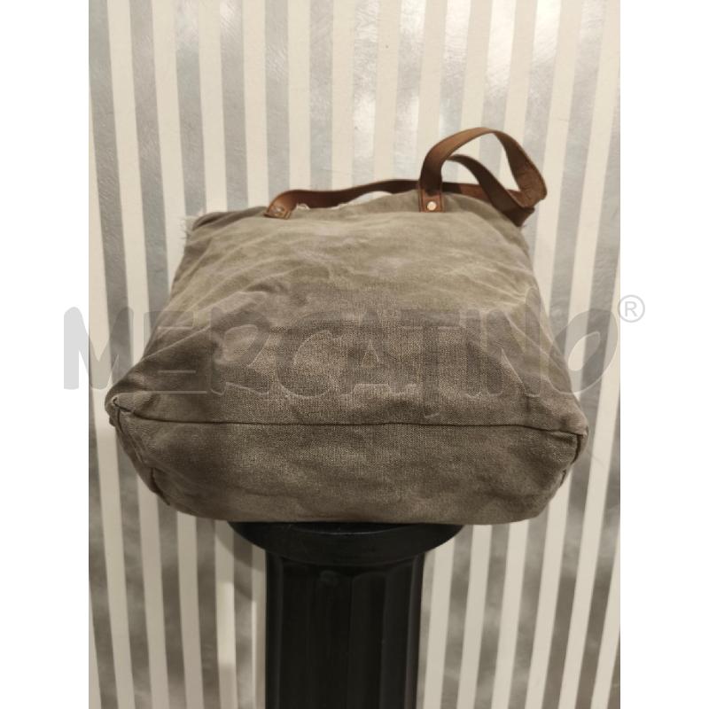 BORSA DONNA SAINT BARTH KAKI TELA | Mercatino dell'Usato Campobasso 3