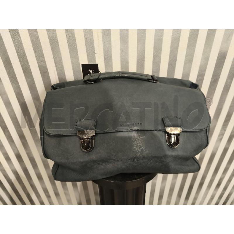 BORSA DONNA STRENESSE GRIGIOBLU | Mercatino dell'Usato Campobasso 1